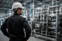 Technische Unterstützung bei einem Maschinenstillstand