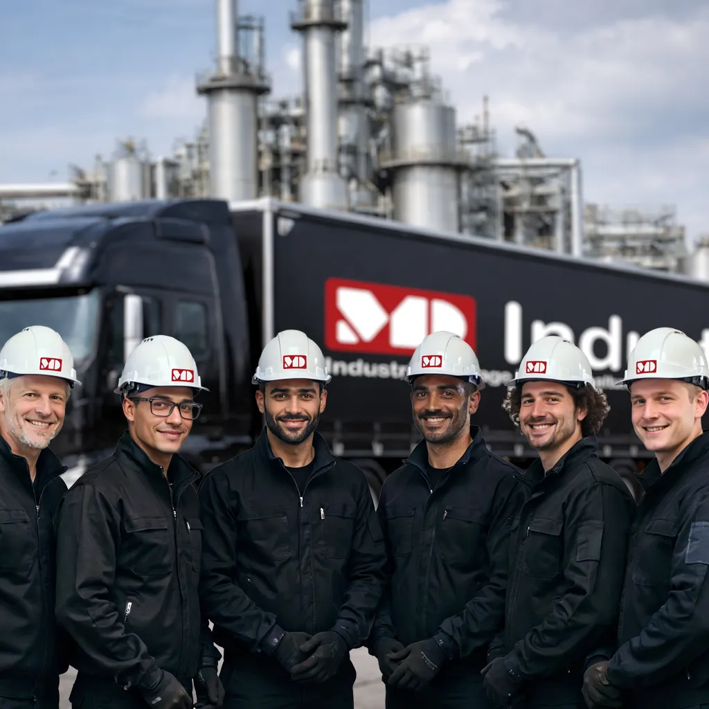 Team von MD Industry für technischen Industrieservice