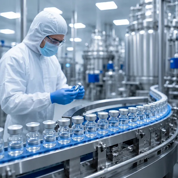 Produktionsumgebung der Pharma- und Biotechindustrie