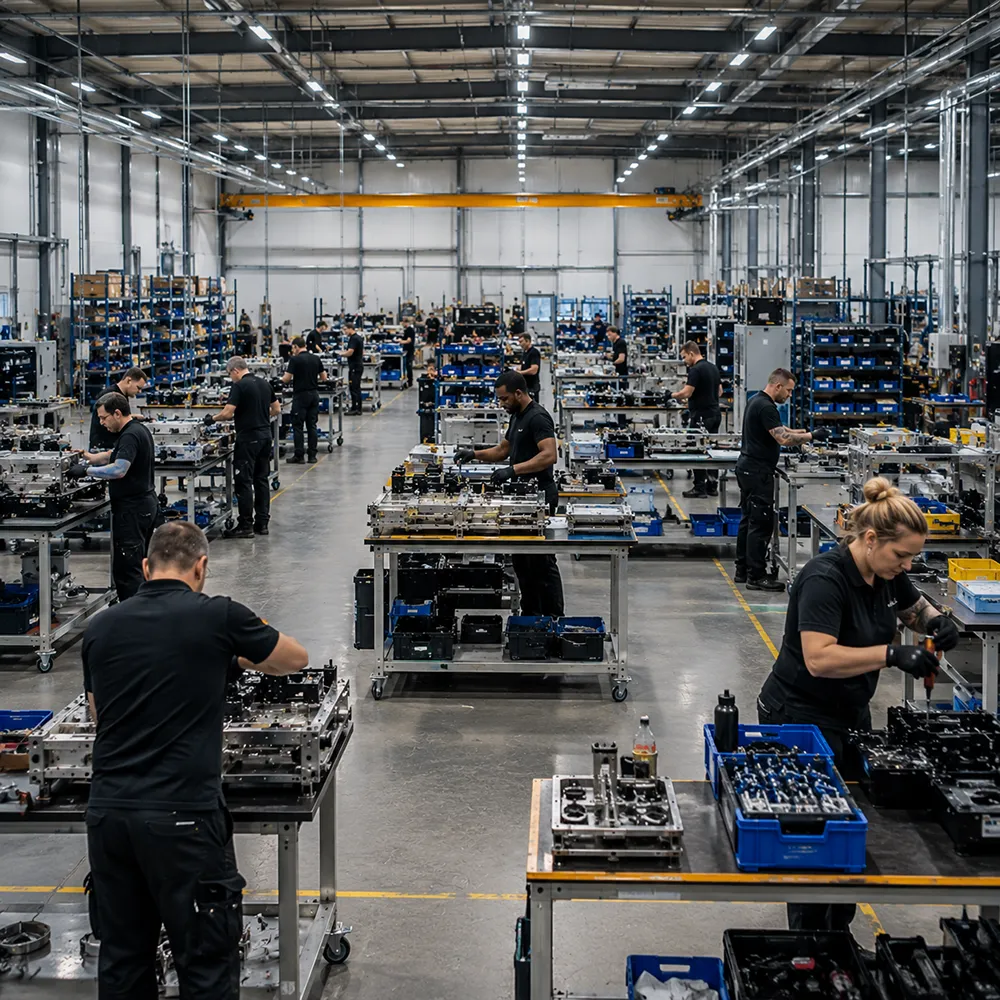 Serienfertigung und Baugruppenmontage durch MD Industry als verlängerte Werkbank