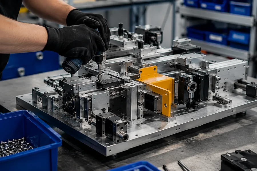 Montage technischer Baugruppen für Industriebetriebe