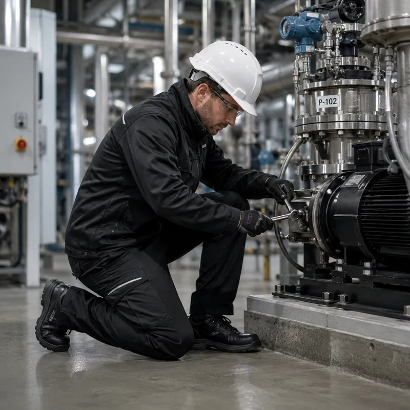 Mechanische Wartung und Instandhaltung von Industrieanlagen